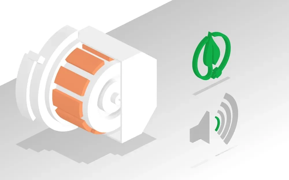 EcoSilence DriveTM: قدرتمند، بادوام، بی صدا و کارآمد.