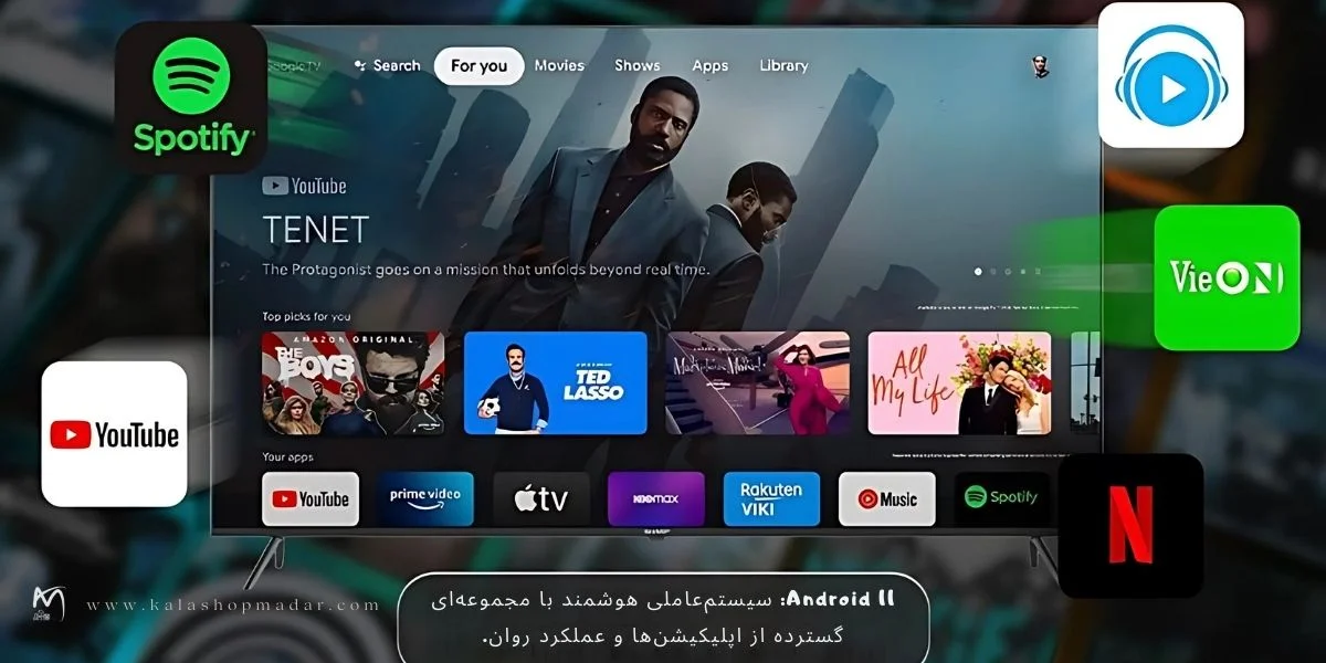 مشخصات فنی تلویزیون شارپ 75EK2X