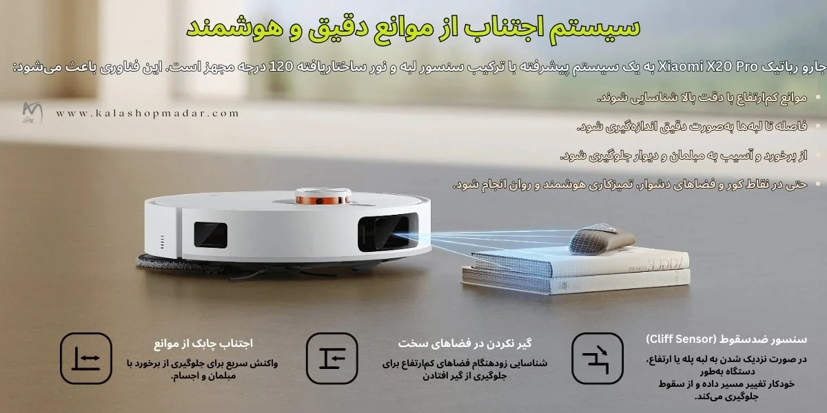 خرید جارو رباتیک شیائومی X20 Pro