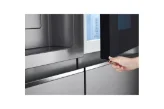 یخچال فریزر الجی ساید بای ساید درب شیشه ای(InstaView) x348 LG InstaView ThinQ Side by Side Refrigerator, UVnano GR-X348CSFS